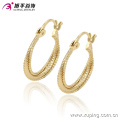 Xuping Simple Women Circle No Stone Jewelry Hoops Earring -90900